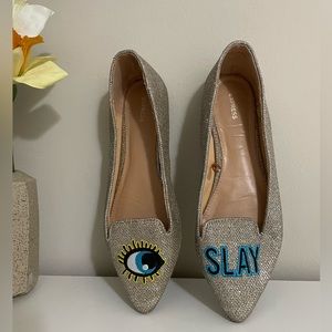 Express 👁️ I Slay Size 9 Flat Shoes
